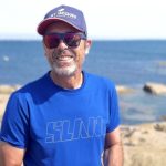 Stéphane Krause s'entraîne à Leucate pour ses défis de nage extrême