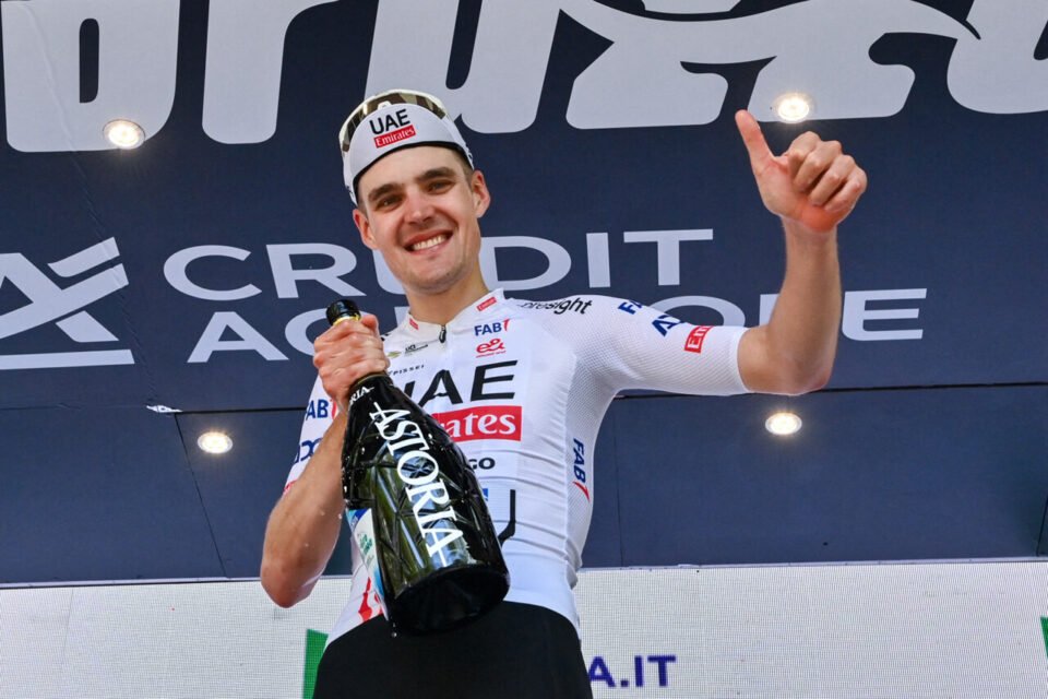 Pavel Sivakov, coureur français d'origine russe, lors du Tour d'Italie 2024
