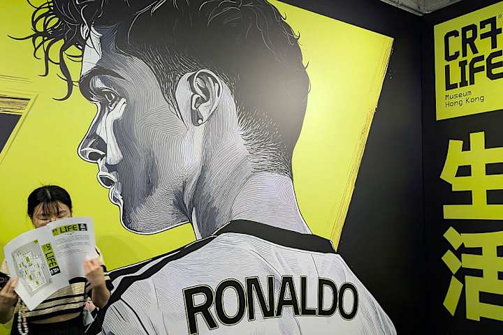 Inauguration du musée Cristiano Ronaldo à Hong Kong