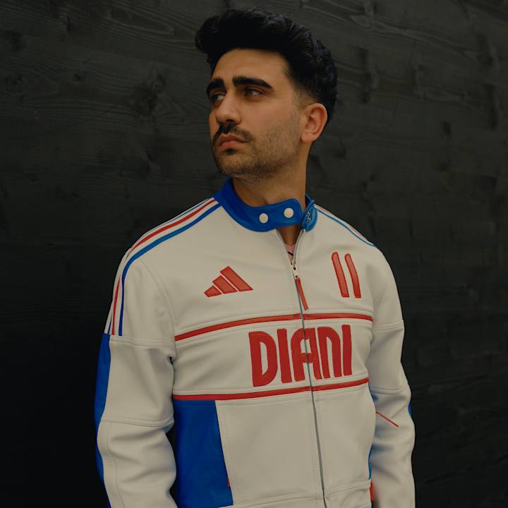 Kadi Diani's custom adidas x Antonia Bronze jacket.