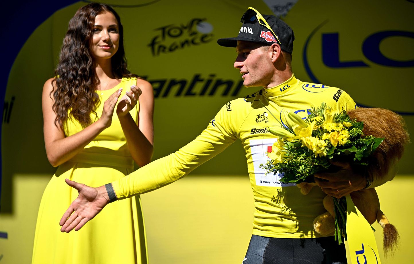 Tour de France 2025 : Van der Poel perd le maillot jaune de peu