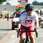 Violette Dorange, navigatrice, au cœur du Tour de France en Normandie