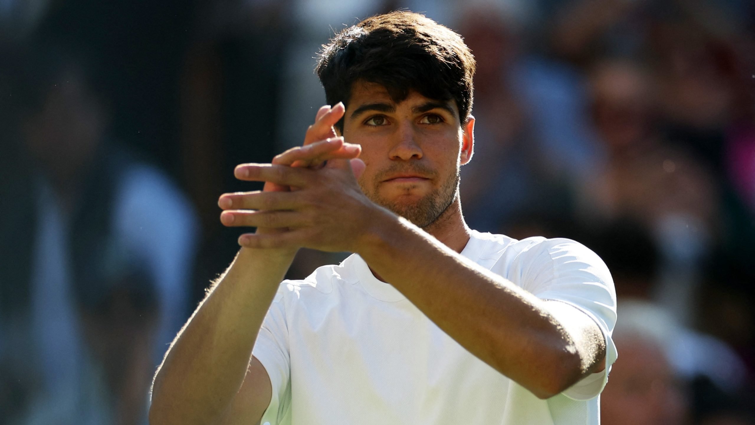 Wimbledon : Alcaraz satisfait après sa victoire face à Tarvet