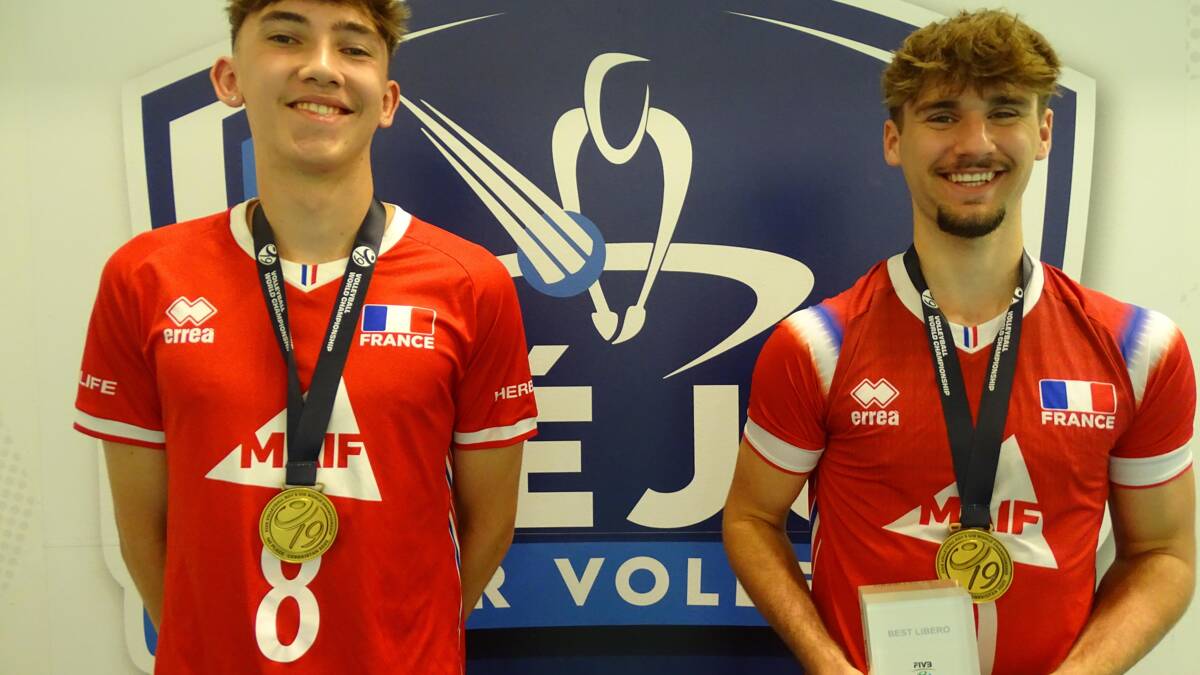 Deux jeunes Fréjusiens champions du monde de volley U19 🇫🇷