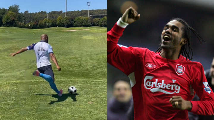 Florent Sinama Pongolle est désormais une star du footgolf.