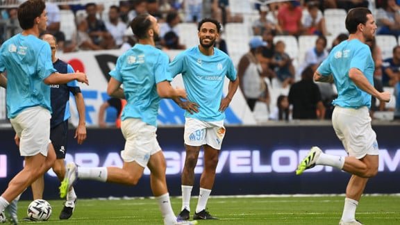 Jonathan Rowe lors d'un match avec l'OM