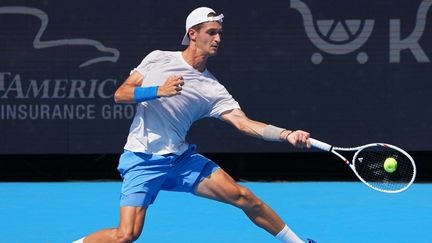 Terence Atmane lors de la demi-finale du Masters 1000 de Cincinnati, le 16 août 2025, aux Etats-Unis.