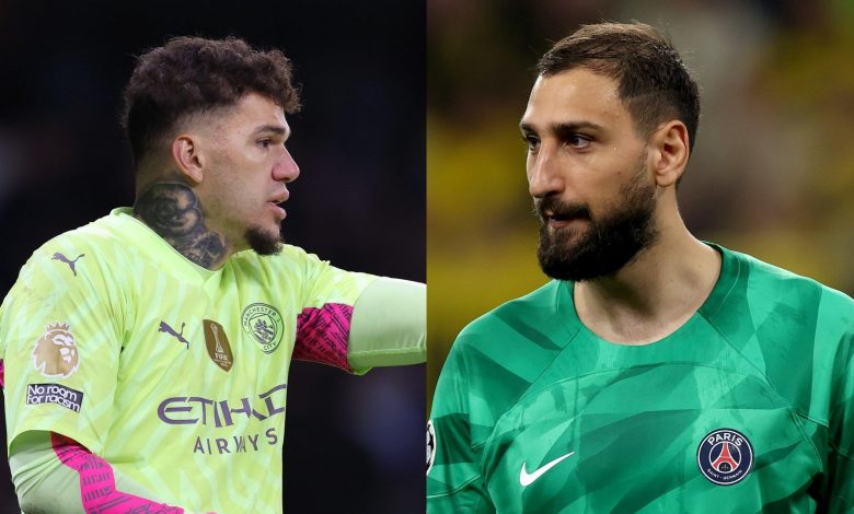 Ederson et Donnarumma en photo associant Manchester City et Donnarumma