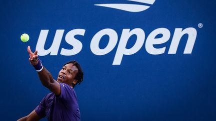 Gaël Monfils lors de son premier tour à l'US Open, à Flushing Meadows (États-Unis)