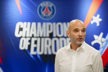 Victoriano Melero lors d’une interview au PSG sur le campus de Poissy