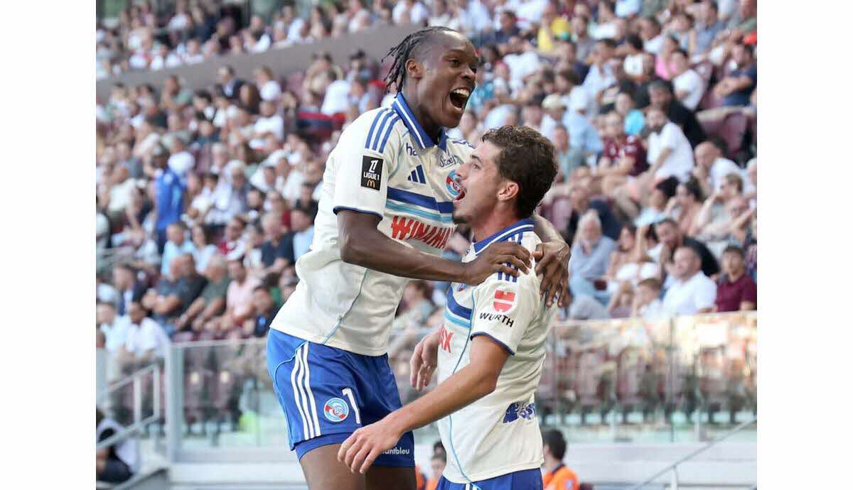 Le Racing Strasbourg s'impose face à Metz et enchaîne six victoires consécutives