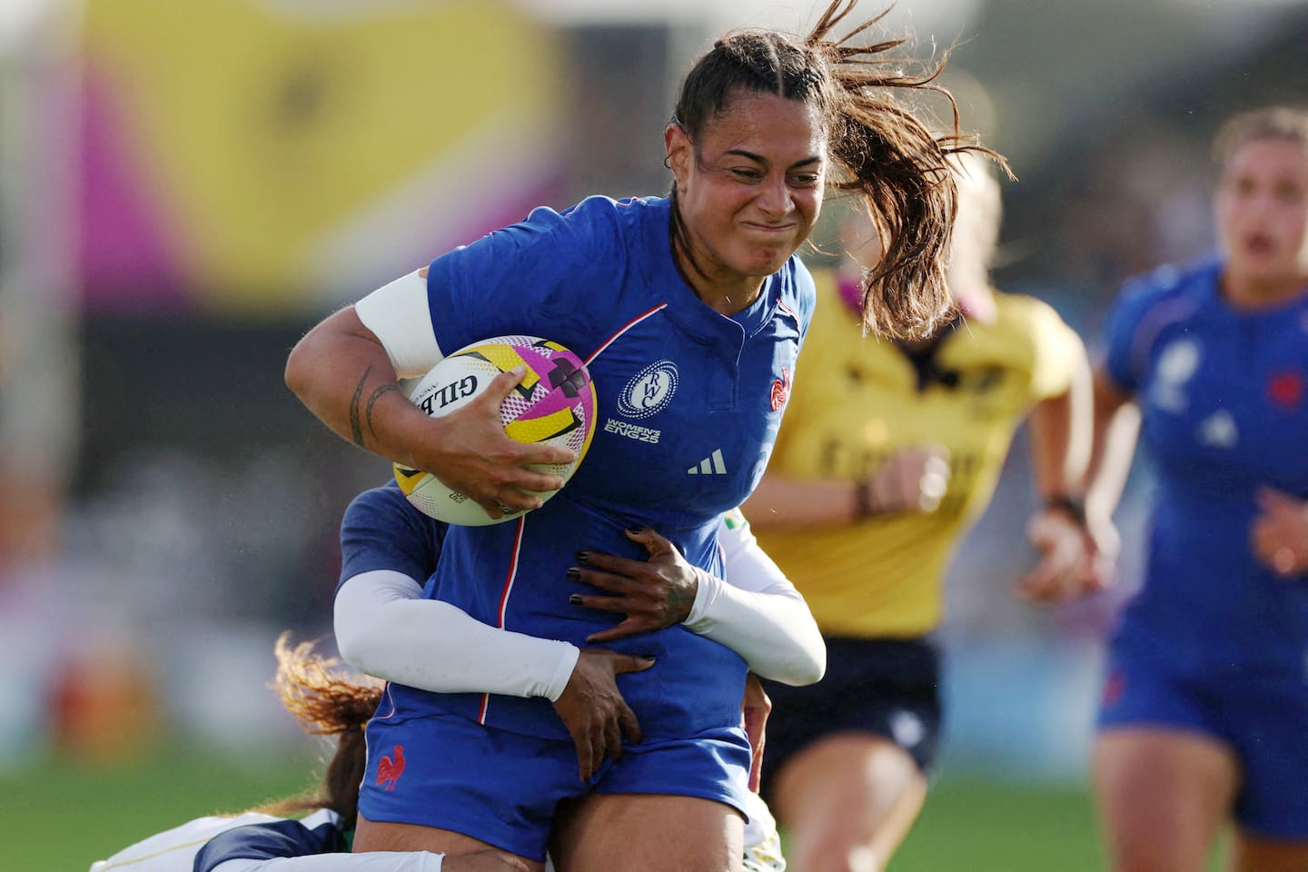 Mondial de rugby : les Bleues battent le Brésil et se qualifient pour les quarts
