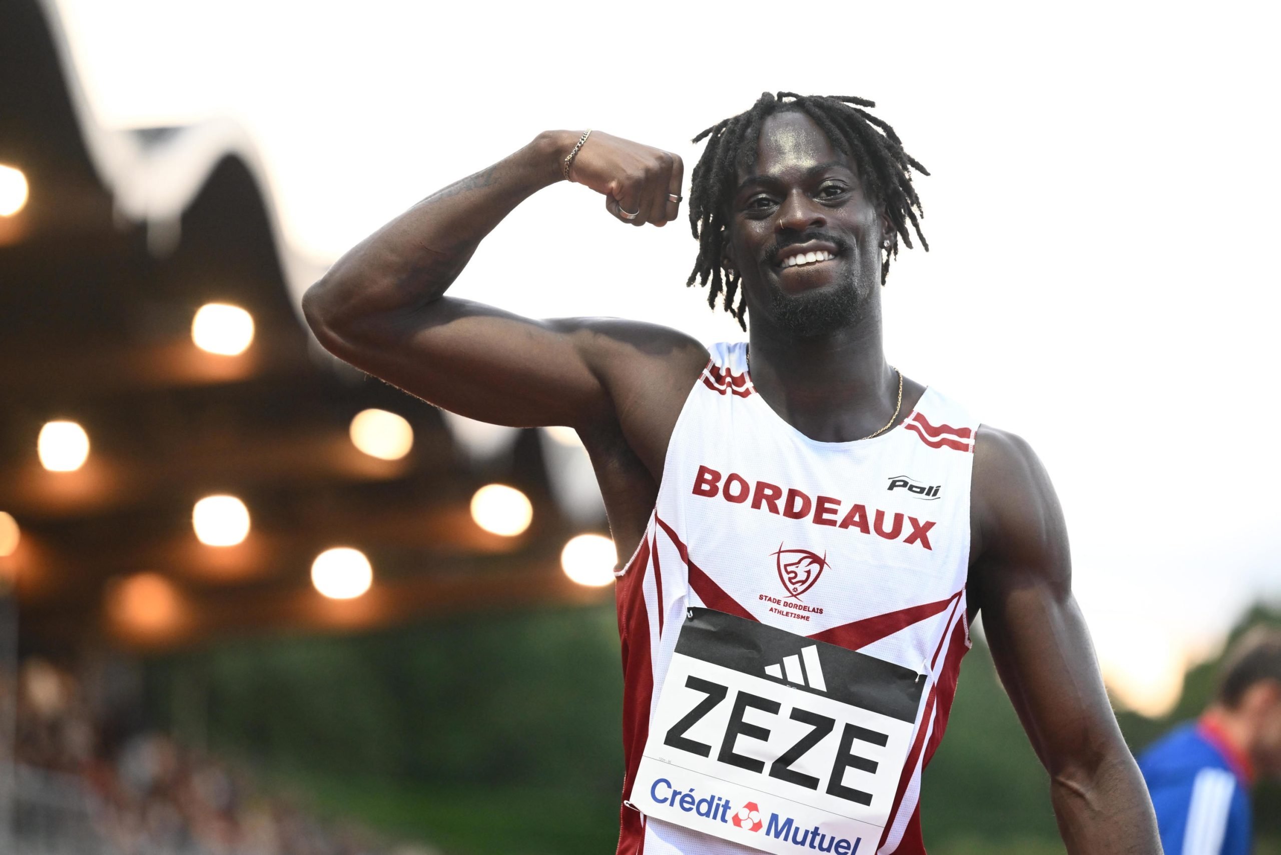 Ryan Zézé sacré champion de France du 100 m à Talence