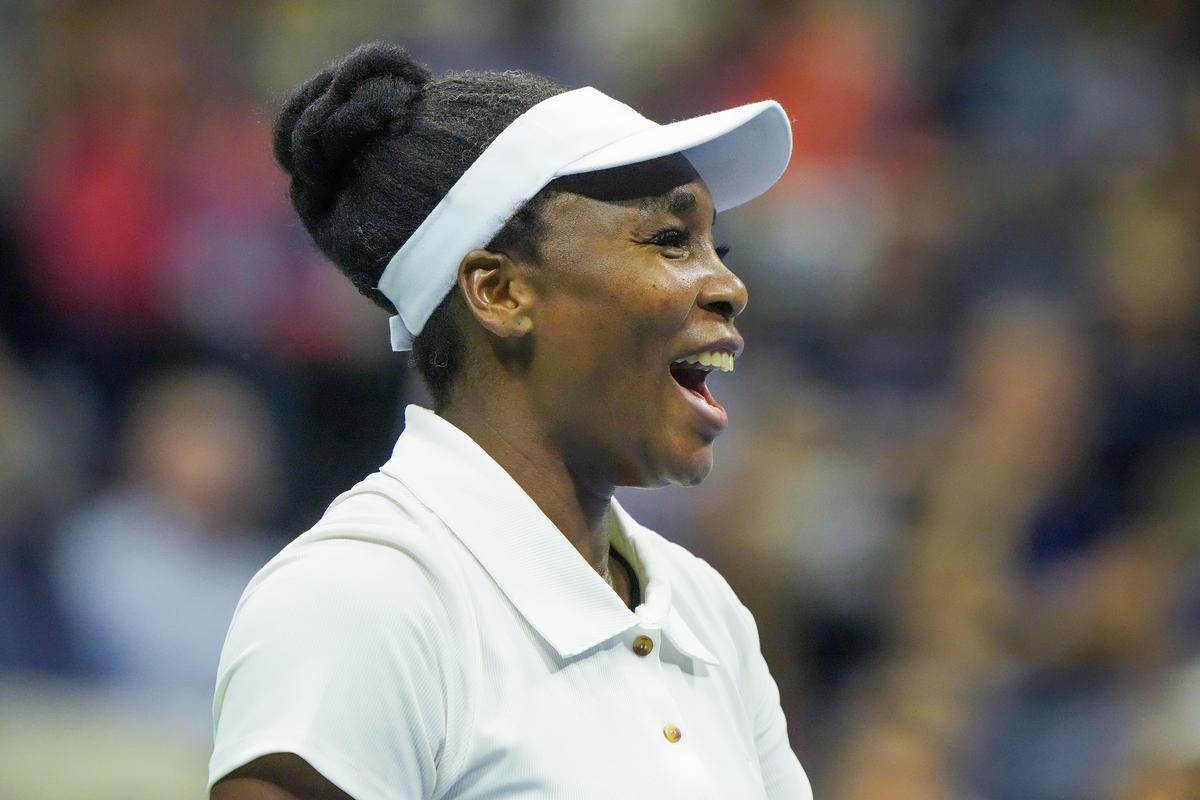 Venus Williams passe un tour en double à l'US Open à 45 ans