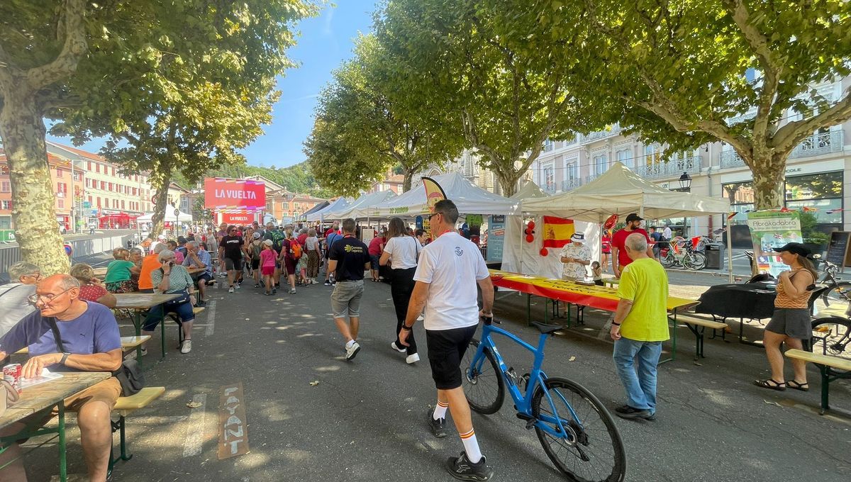 Voiron accueille l'arrivée de La Vuelta 2023 en France