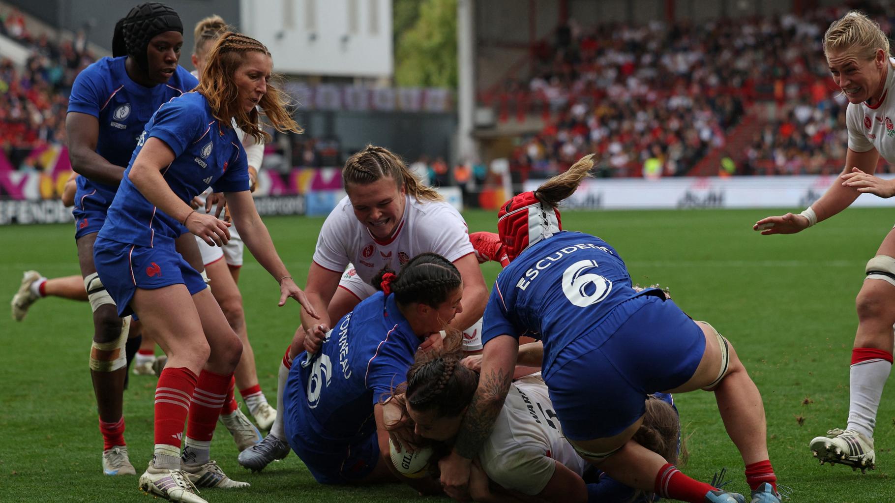 Le XV de France féminin éliminé en demi-finale de la Coupe du Monde de rugby