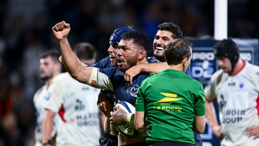 Agen bat Béziers et prend la tête du Pro D2 grâce à Fineanganofo