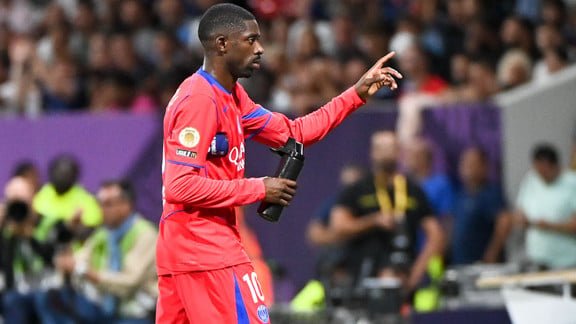 Dembélé de retour sur le banc avant sa sortie sur blessure