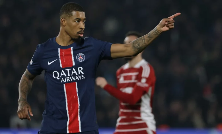 Presnel Kimpembe sur le terrain