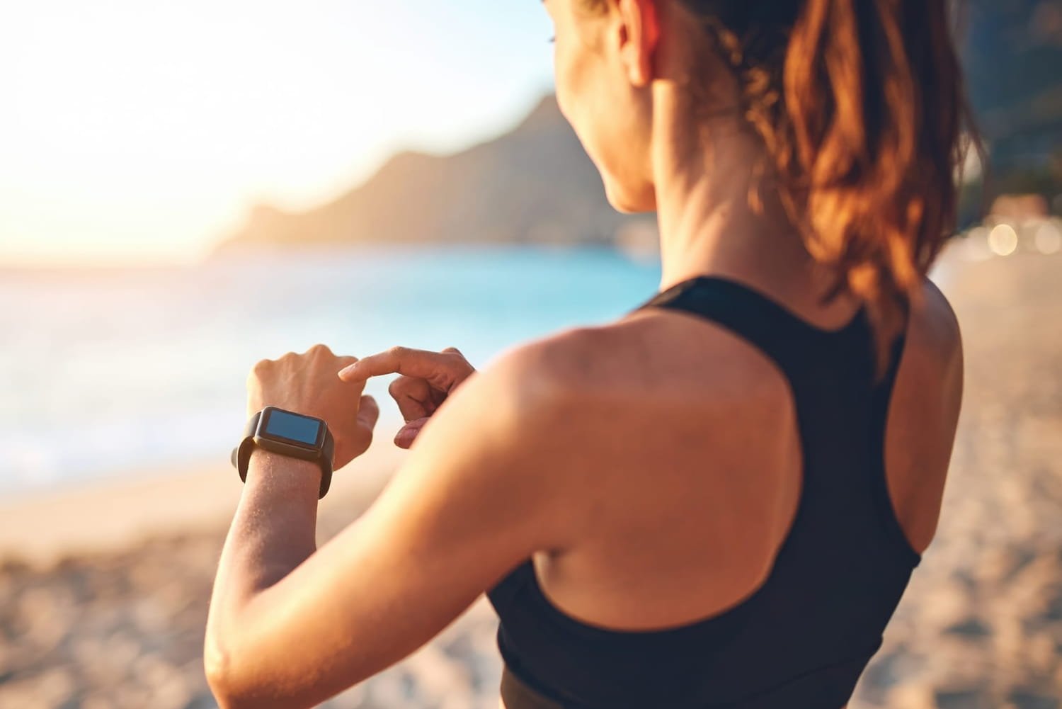 Athlète s’entraînant tôt le matin