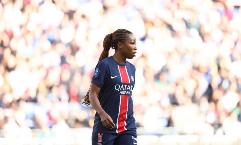 Grace Geyoro sur le terrain lors d’un match