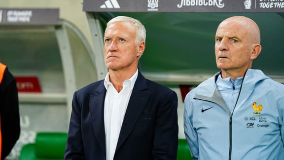 Photo de Désiré Doué et Ousmane Dembélé lors de la trêve internationale