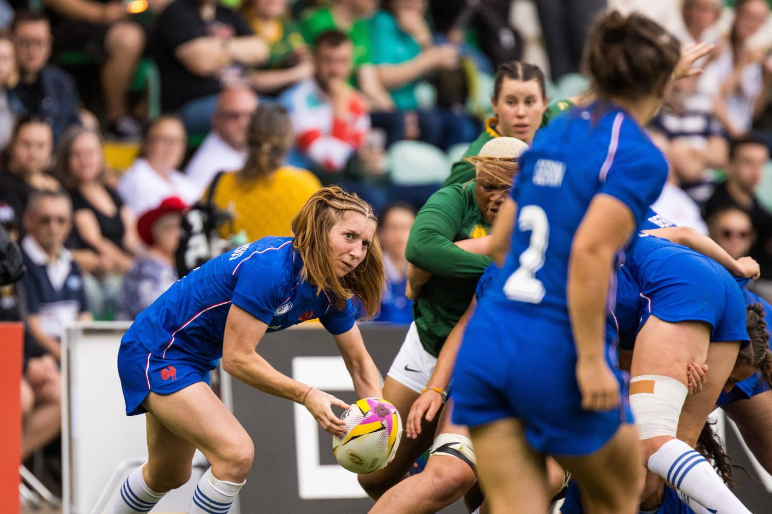 France - Afrique du Sud : après un festival offensif, les Bleues terminent premières et évitent les Black Ferns, le résumé