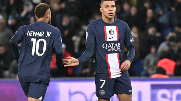 Kylian Mbappé et Neymar sur le terrain, en confrontation possible