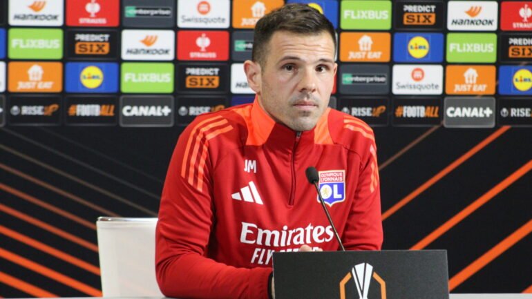 Jorge Maciel en conférence de presse avant OL – Angers