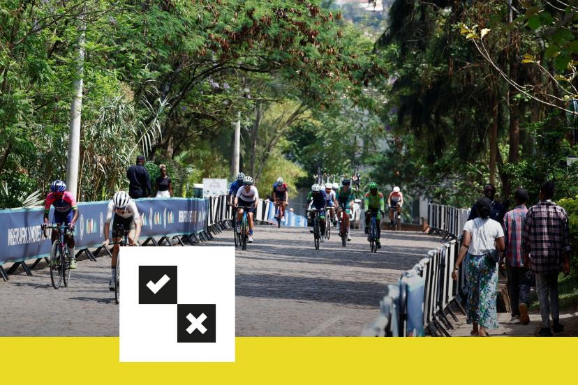Le circuit de l'épreuve masculine en ligne à Kigali