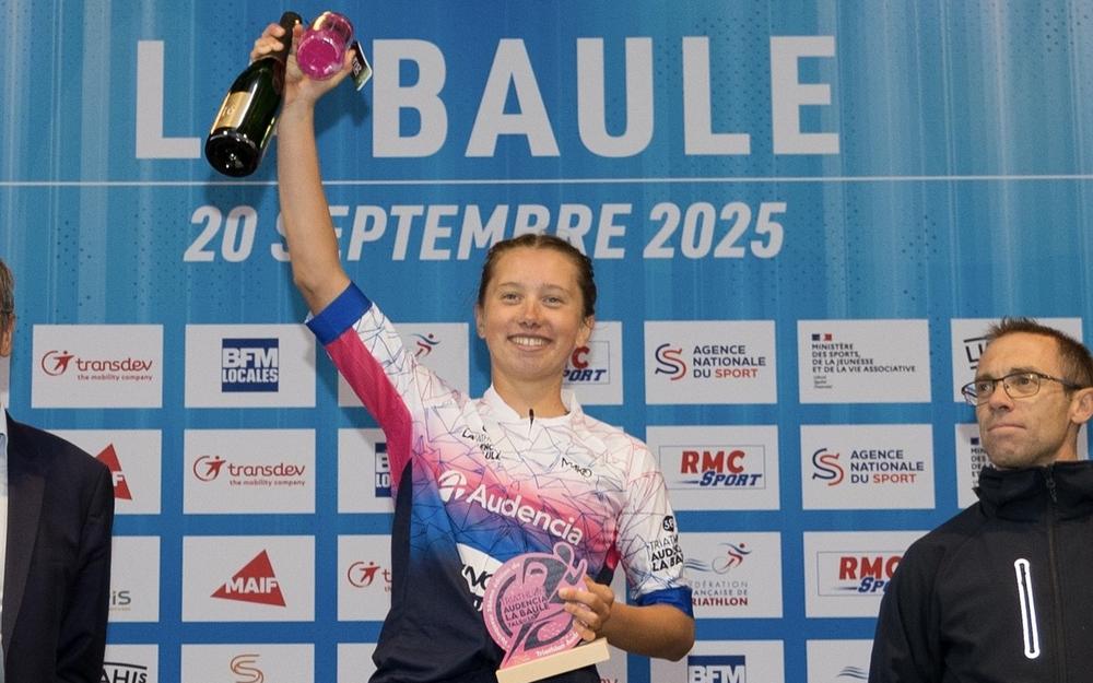 Manon Pommé et Louis Vitiello lors des championnats de France des clubs à La Baule
