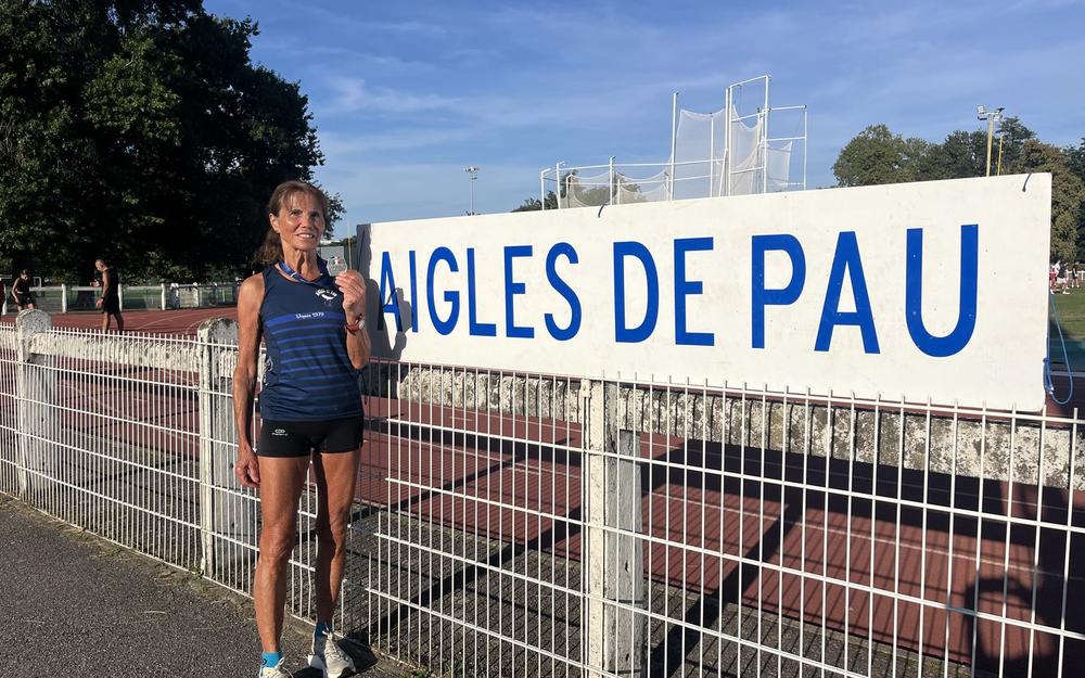 Martine Bediée lors du championnat de France de semi-marathon
