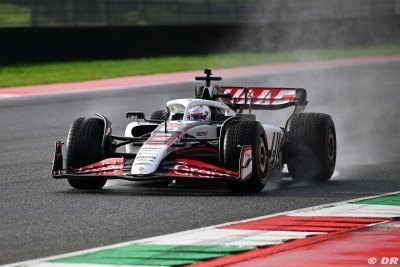 En images : Grosjean a lancé son essai avec Haas F1 au Mugello