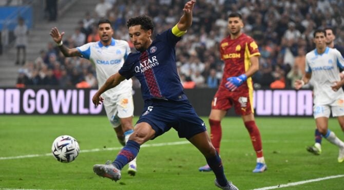 Marquinhos sur le terrain