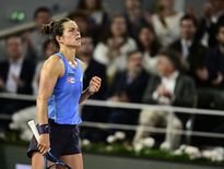 Loïs Boisson lors de sa demi-finale perdue face à Coco Gauff à Roland-Garros.