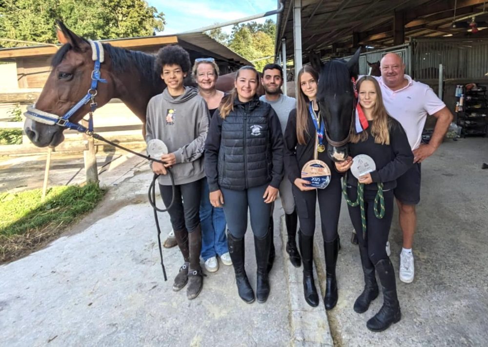 Jeunes cavaliers brillent au championnat de France d'équitation à Moreuil