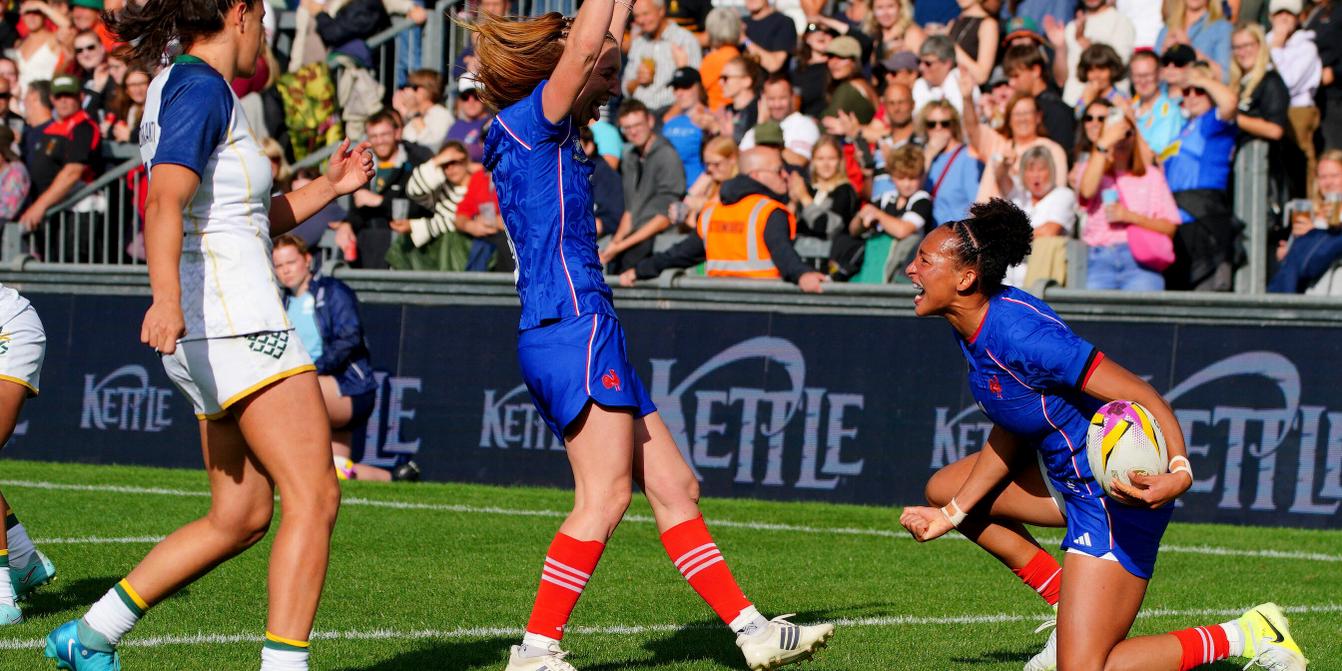 L'équipe de France féminine de rugby se qualifie pour les quarts de finale