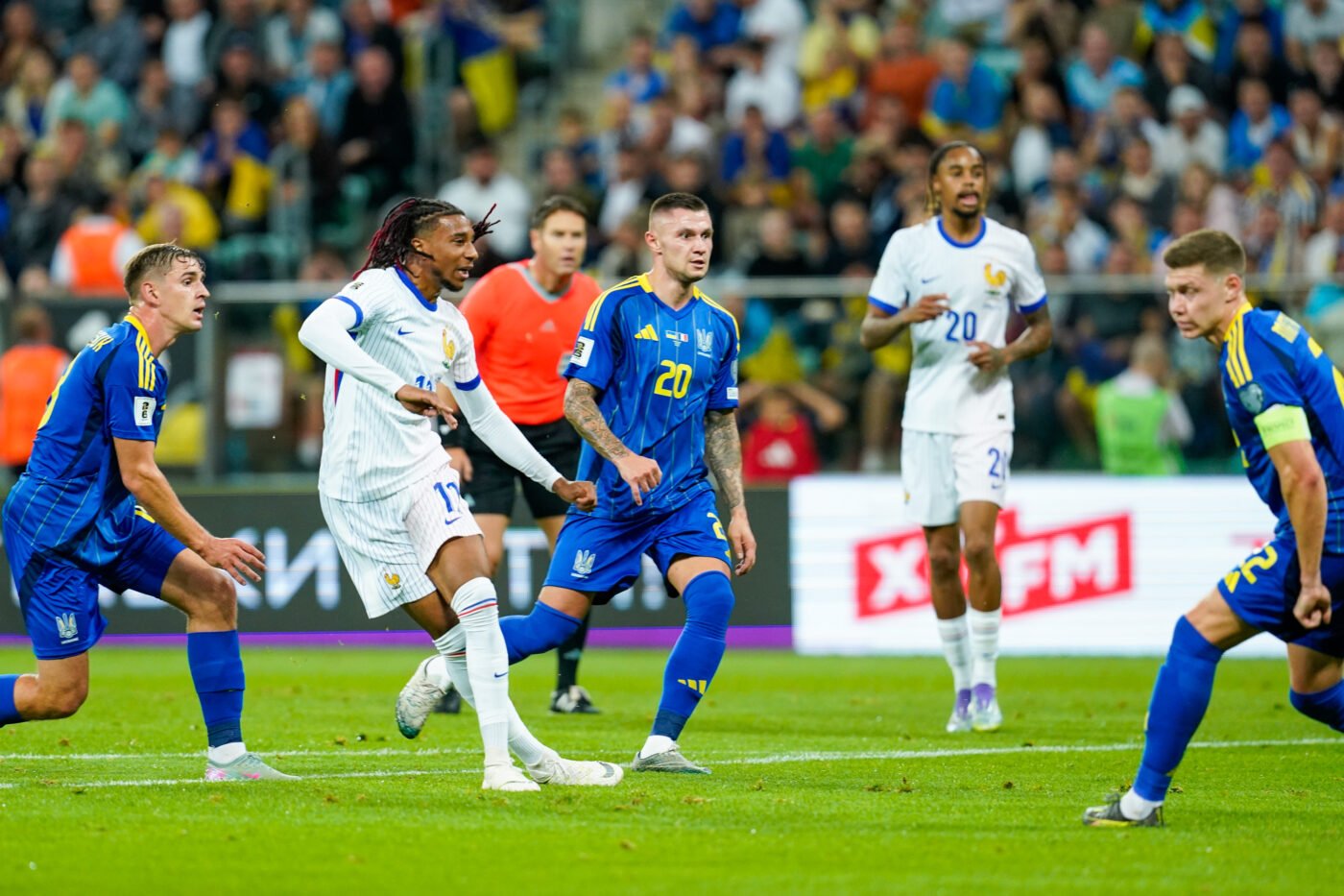 La France s'impose face à l'Ukraine lors d'un match de qualification