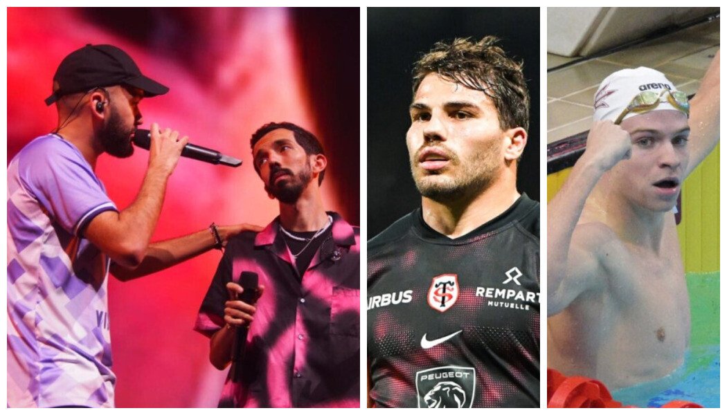 Léon Marchand, Antoine Dupont et Bigflo et Oli : les nouveaux acteurs du basket toulousain