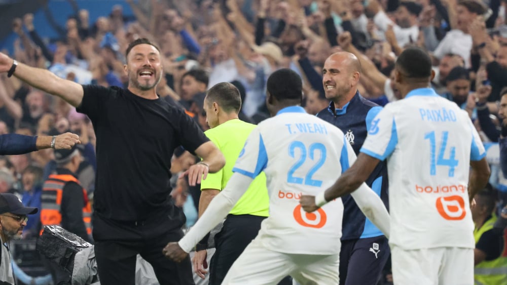 OM : De Zerbi suspendu après son expulsion lors du Clasico OM-PSG