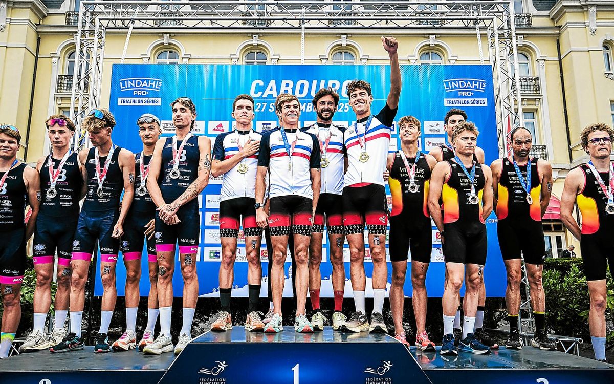 Pontivy Triathlon champion de France D2 avec brio à Cabourg