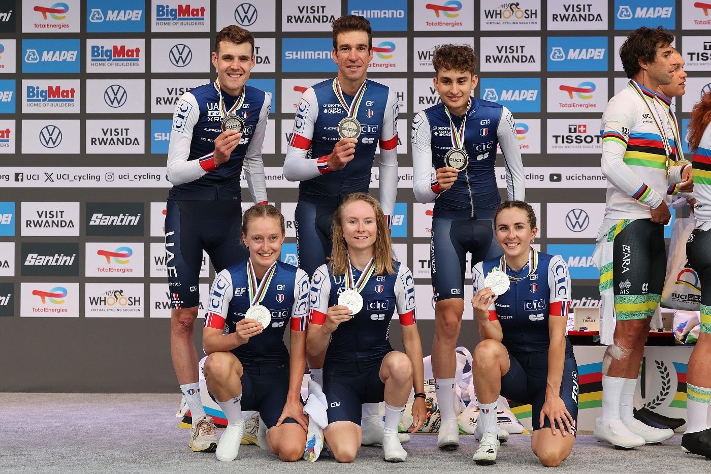 Relais mixte: la France argent à Zurich, loin du titre