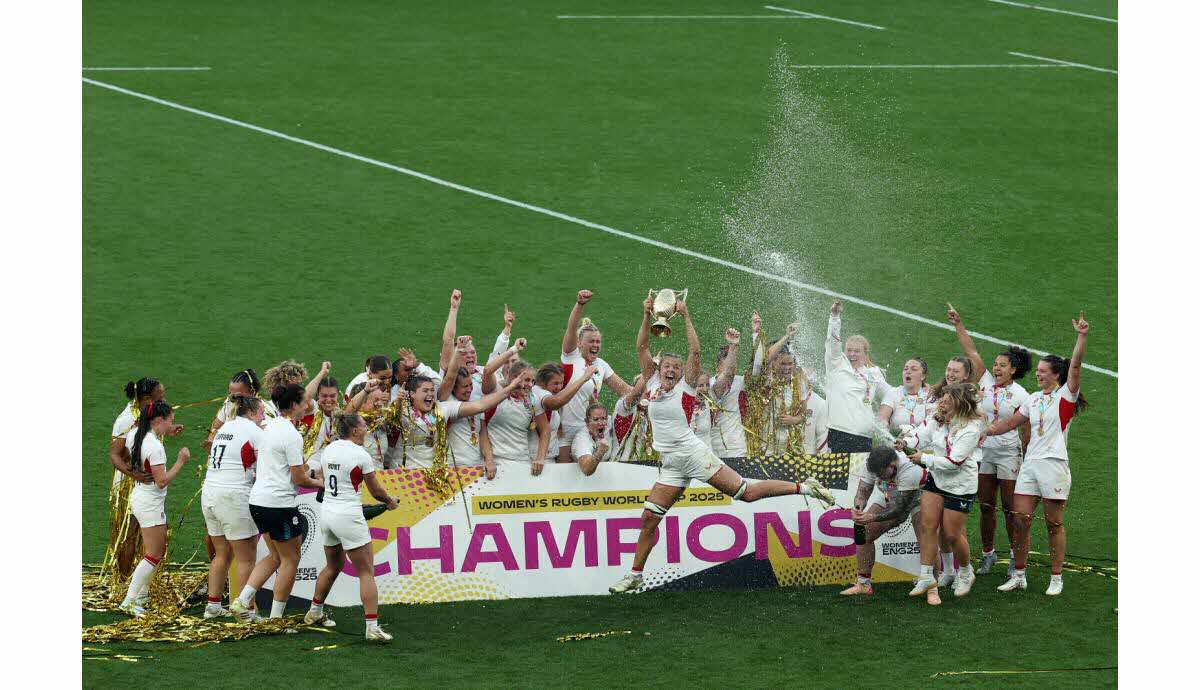 Les Anglaises championnes du monde de rugby à Twickenham
