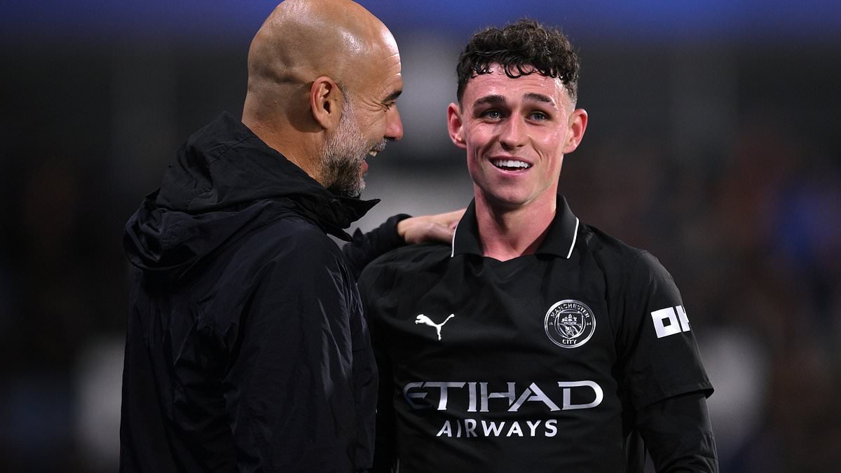 Pep Guardiola loue Foden pour son courage face à la santé mentale