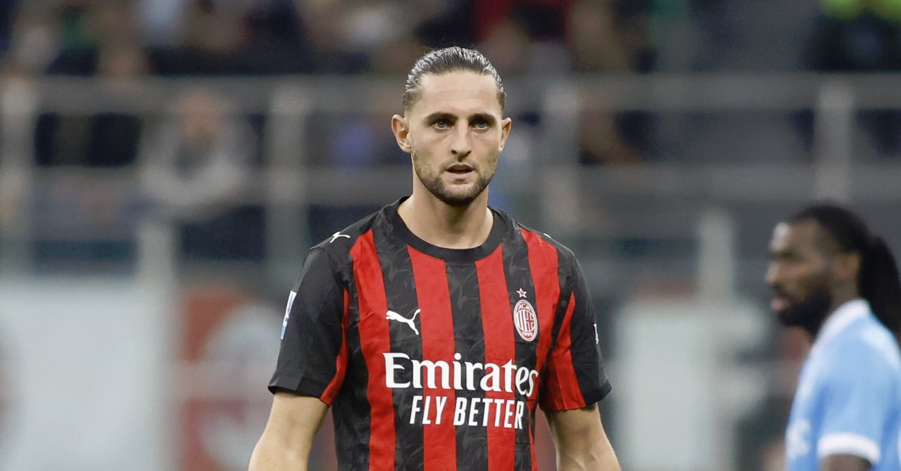 Adrien Rabiot blessé à Milan, indisponible jusqu’à la trêve