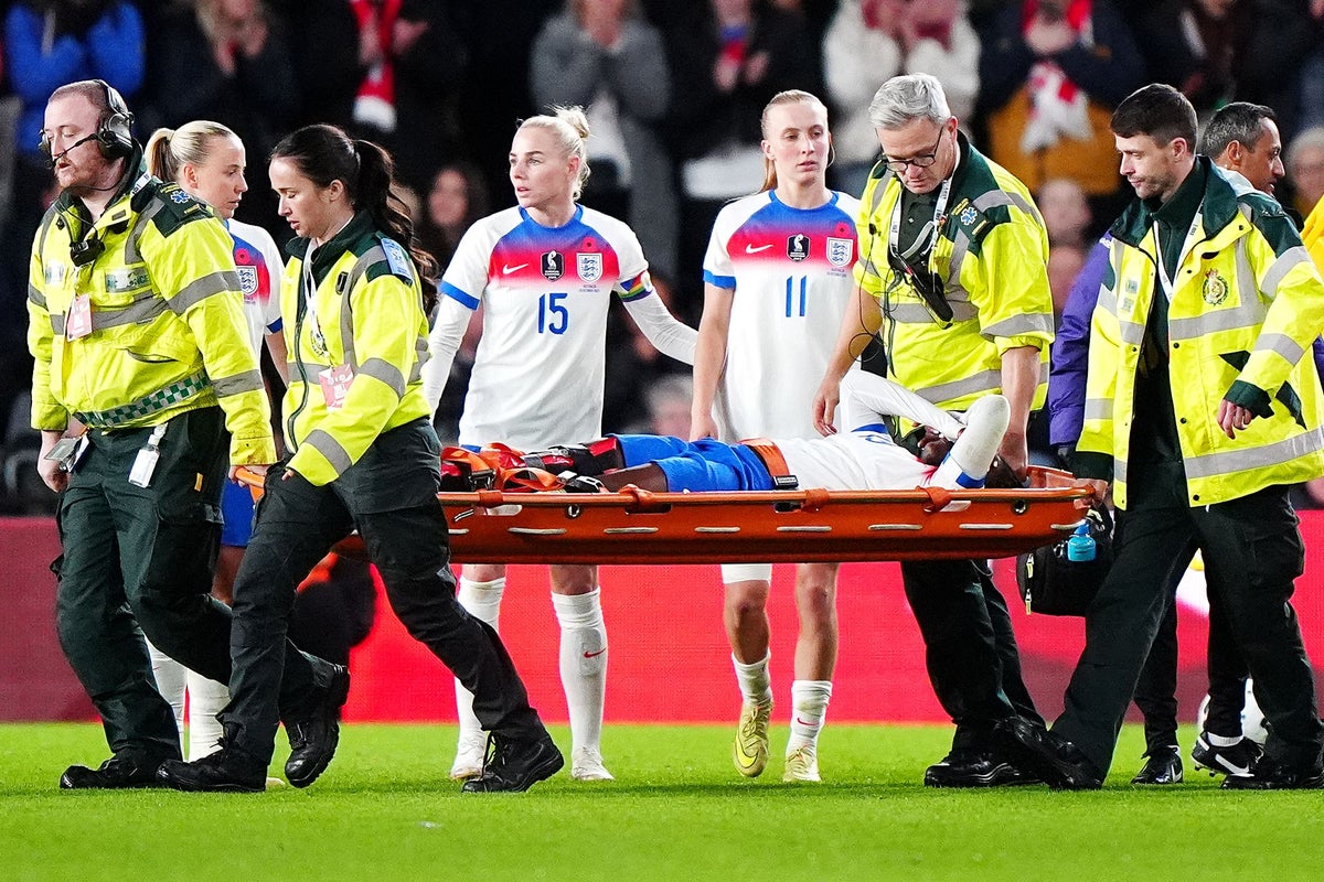 Blessure grave pour Michelle Agyemang lors du match Angleterre-Australie