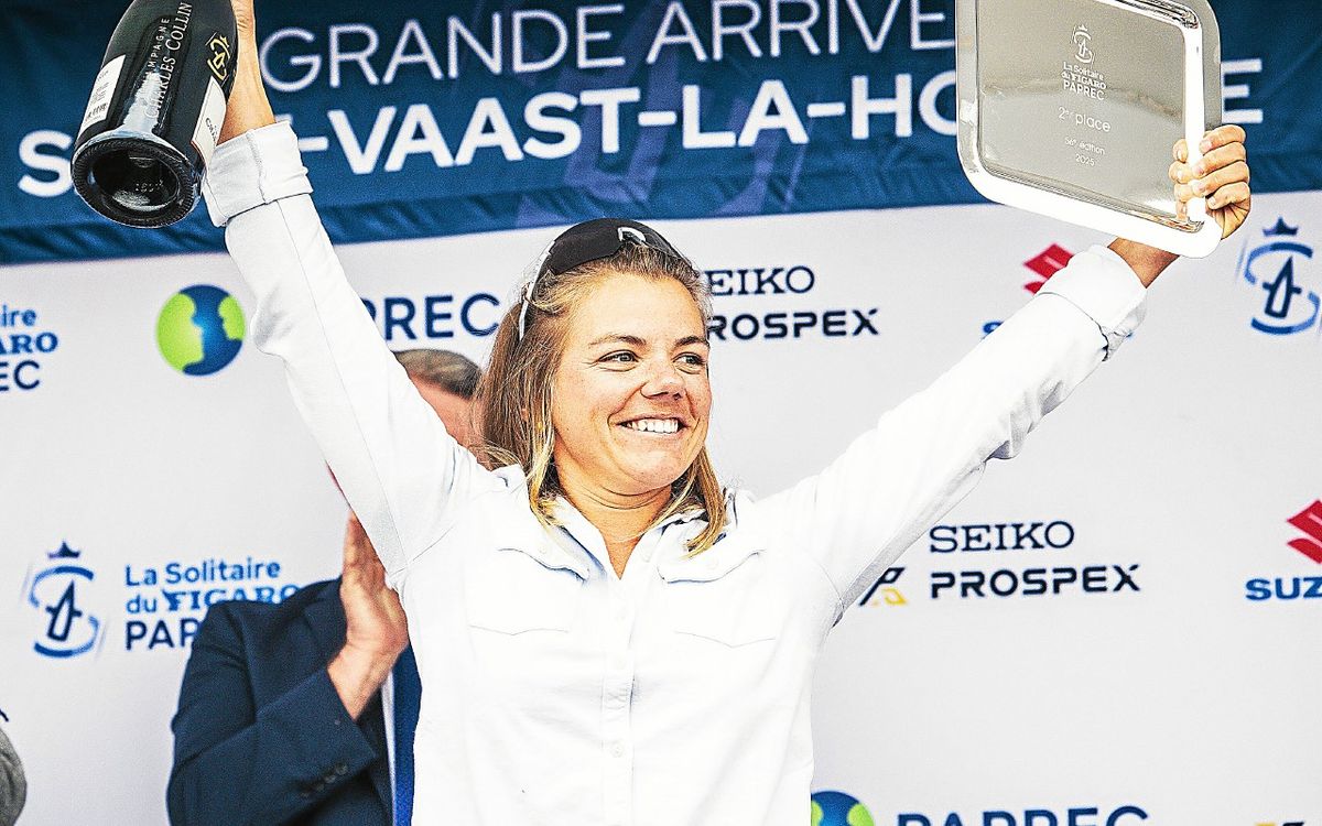 Charlotte Yven devient la première femme à remporter le championnat de France Élite de course au large