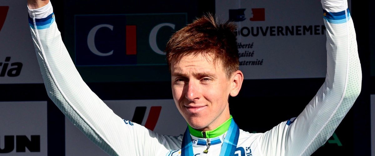Tadej Pogacar sacré champion d’Europe de cyclisme en Ardèche