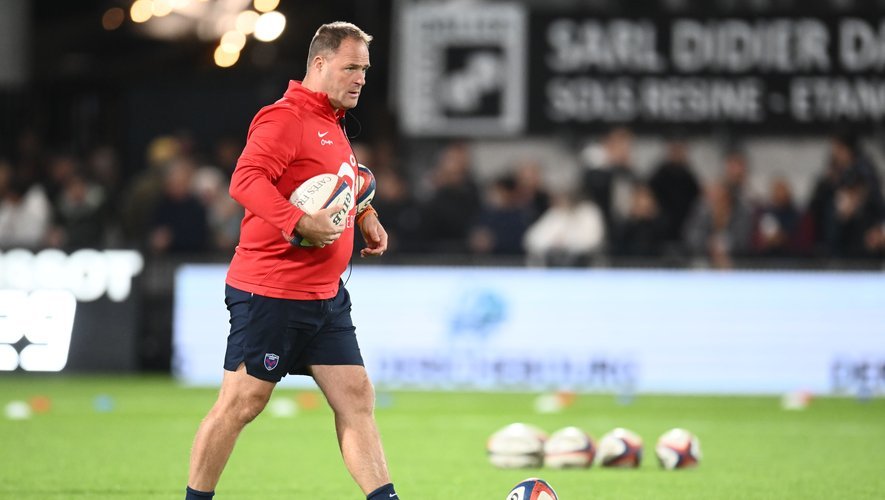 Nicolas Nadau lors du match à Brive