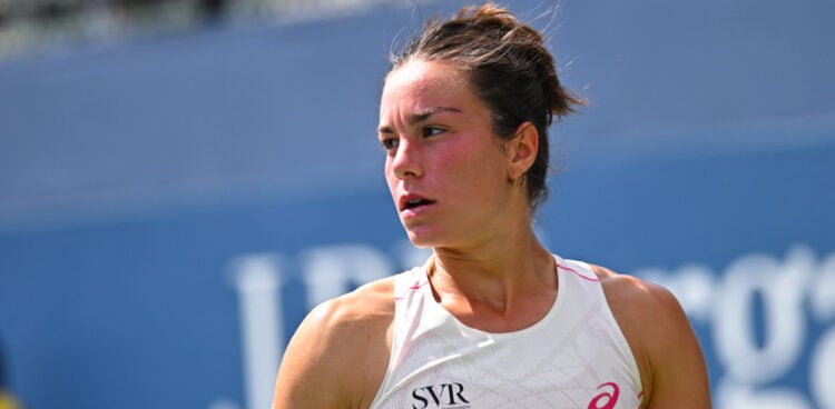 Loïs Boisson lors du WTA Beijing